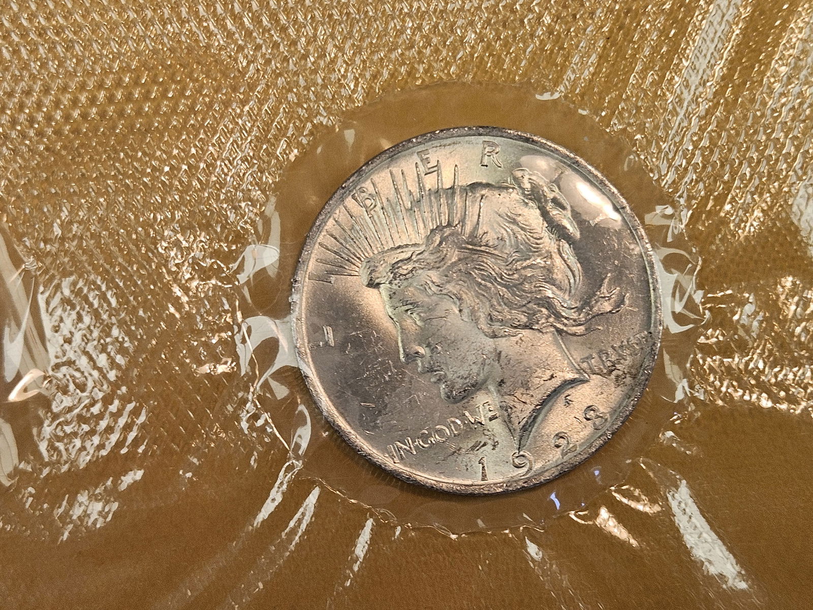 ** SCARCE ** GSA Brilliant Uncirculated 1923 Peace Silver Dollar - 2