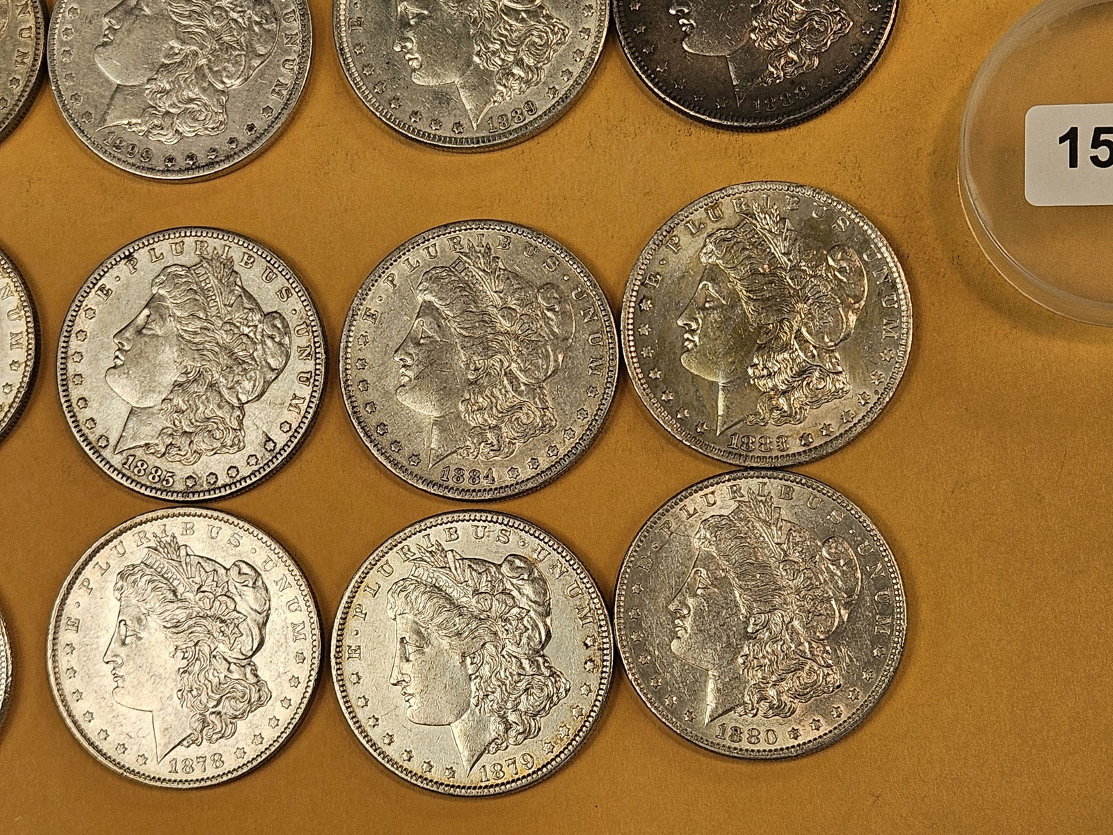 ** FULL ROLL ** Twenty Morgan silver Dollars - 7