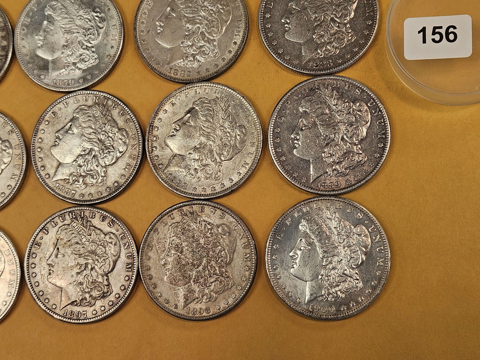 ** FULL ROLL ** Twenty Morgan silver Dollars - 7