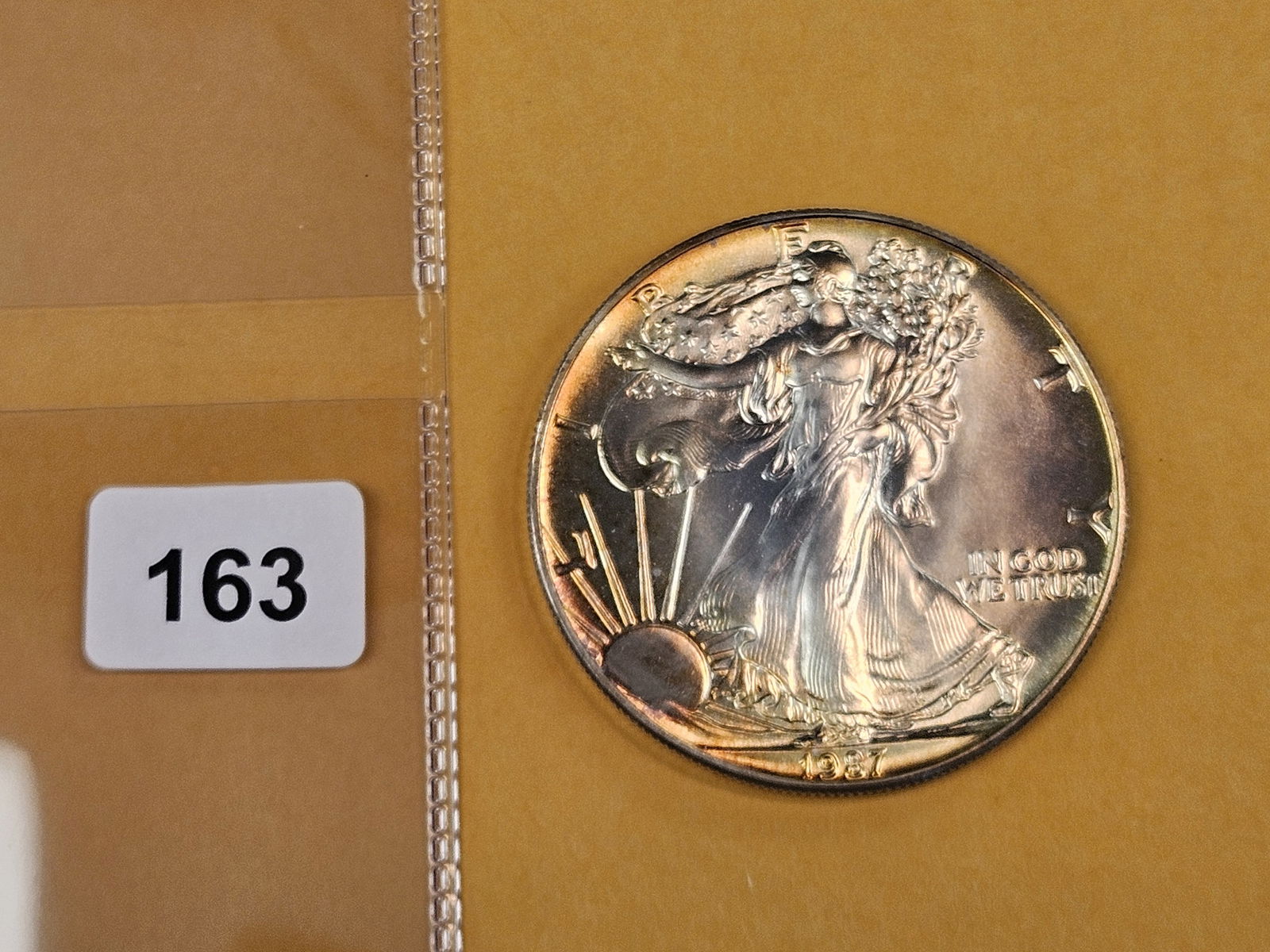 GEM Brilliant Uncirculated 1987 American Silver Eagle - 2
