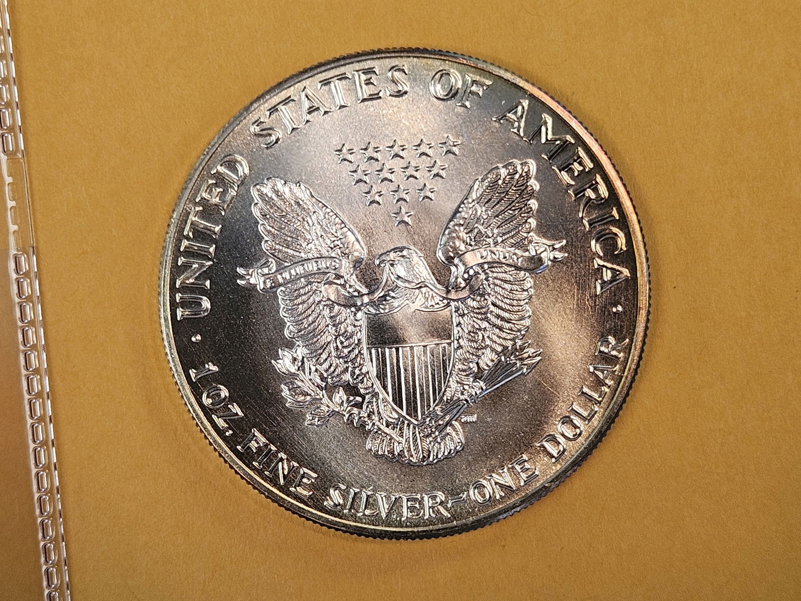 GEM Brilliant Uncirculated 1987 American Silver Eagle - 4