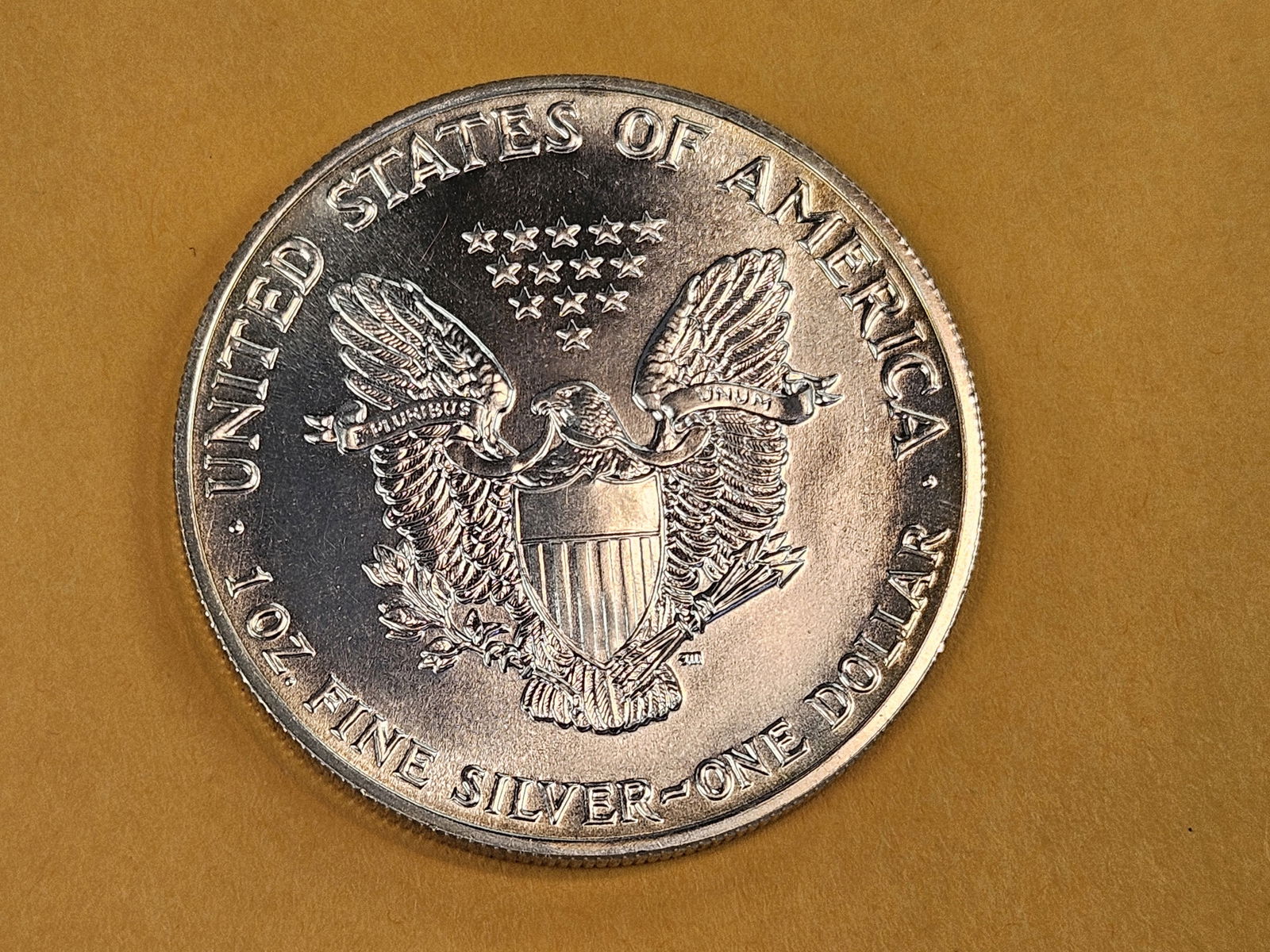 GEM Brilliant Uncirculated 1989 American Silver Eagle - 3