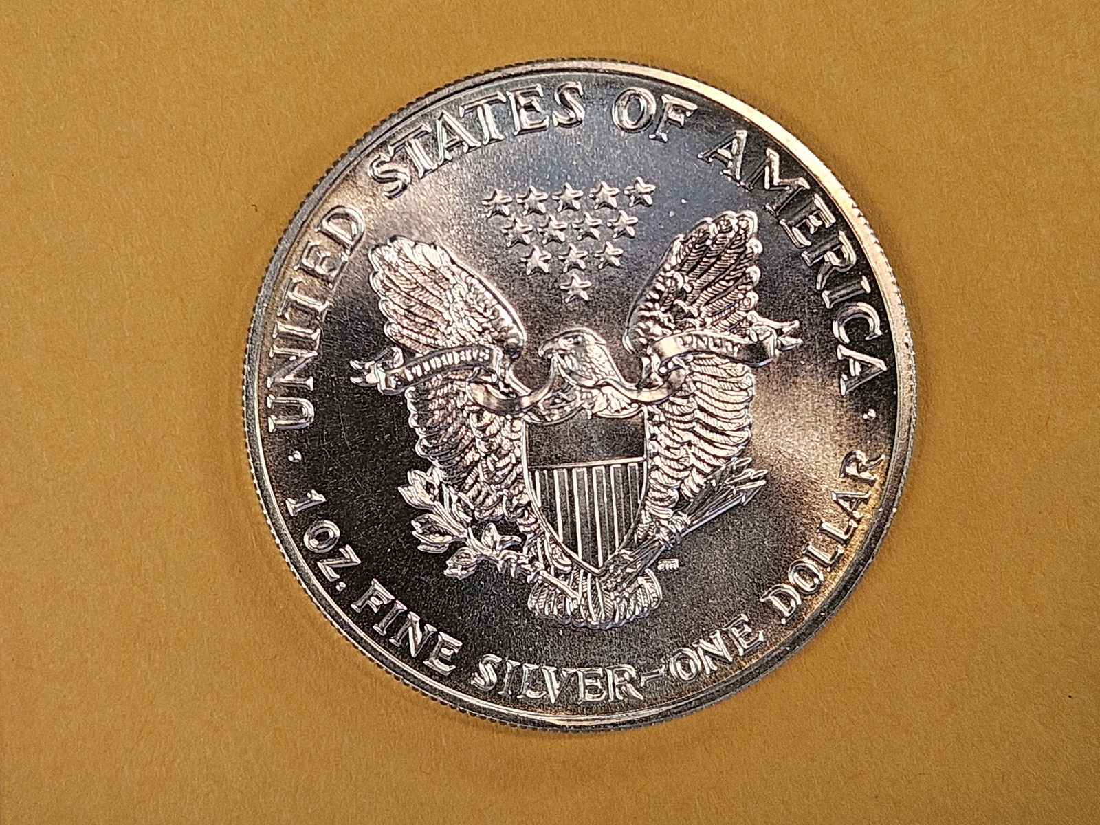 GEM Brilliant Uncirculated 1989 American Silver Eagle - 4
