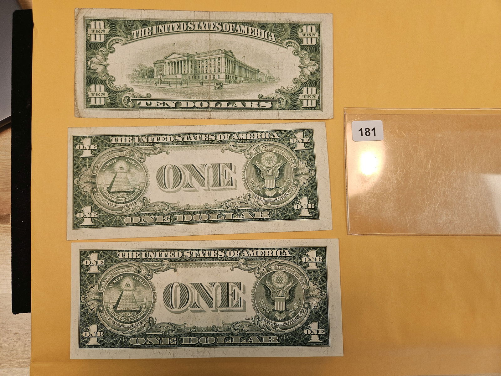 Three mixed Silver Certificates - 2