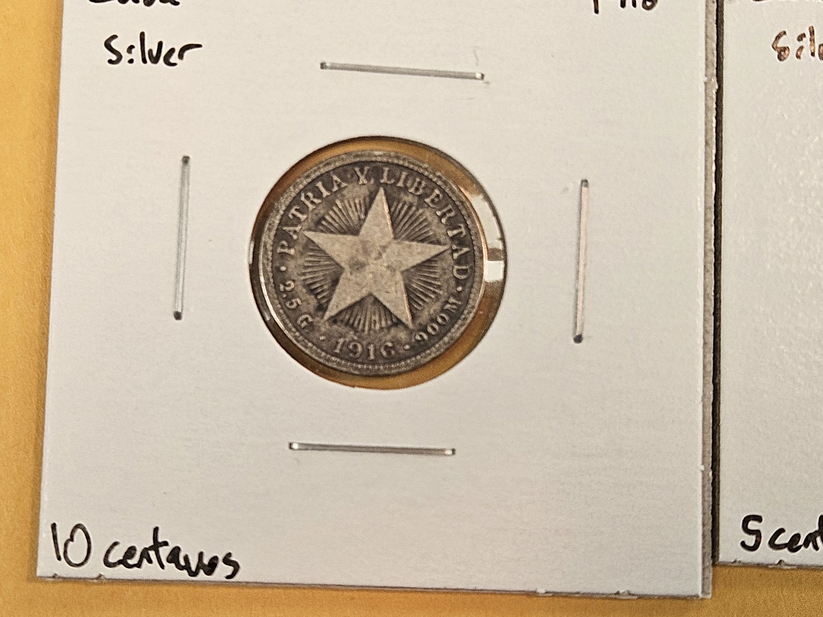 Six mixed, Silver, World Coins - 5