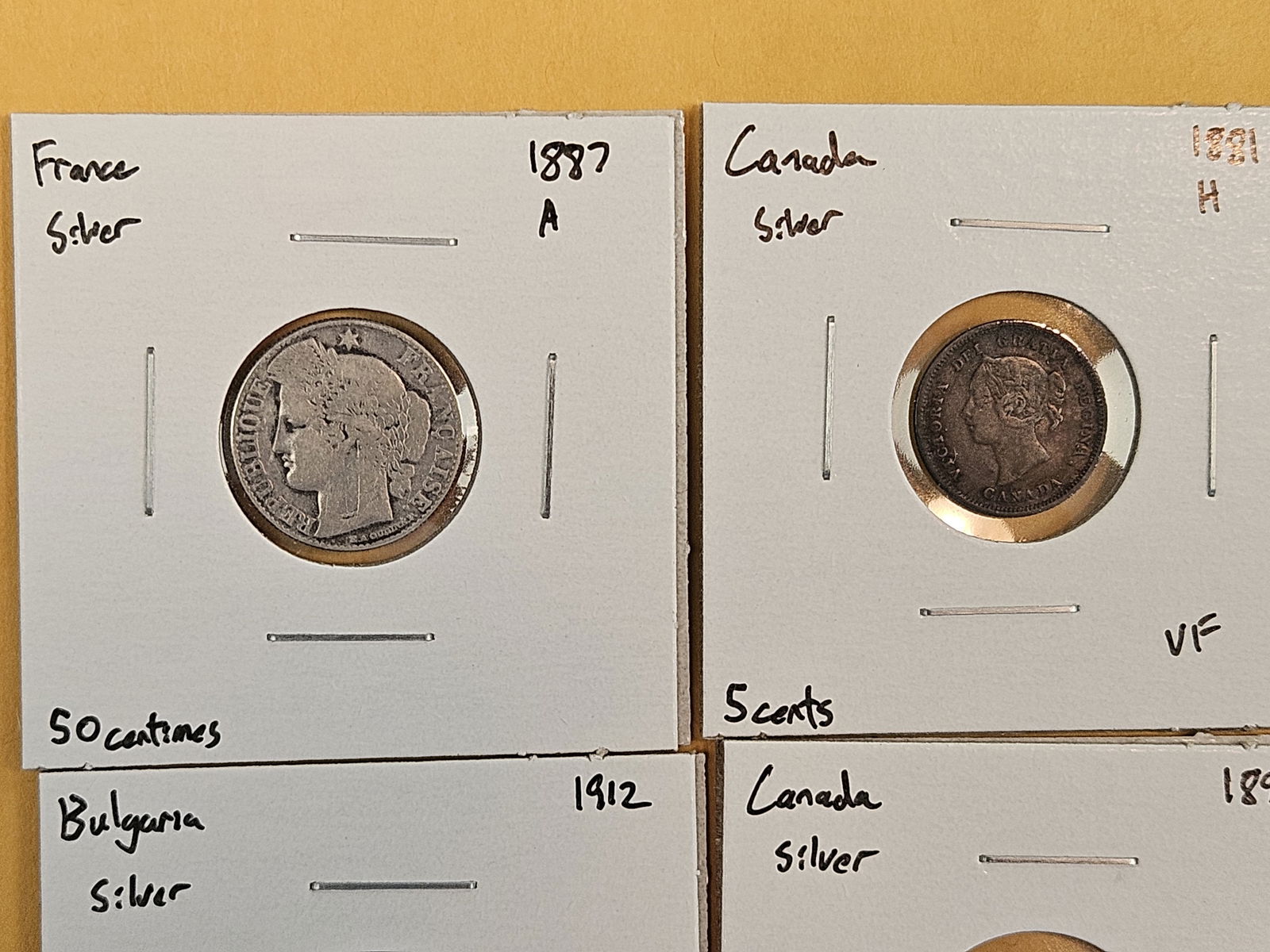 Eight cool, mixed, Silver, World coins - 2