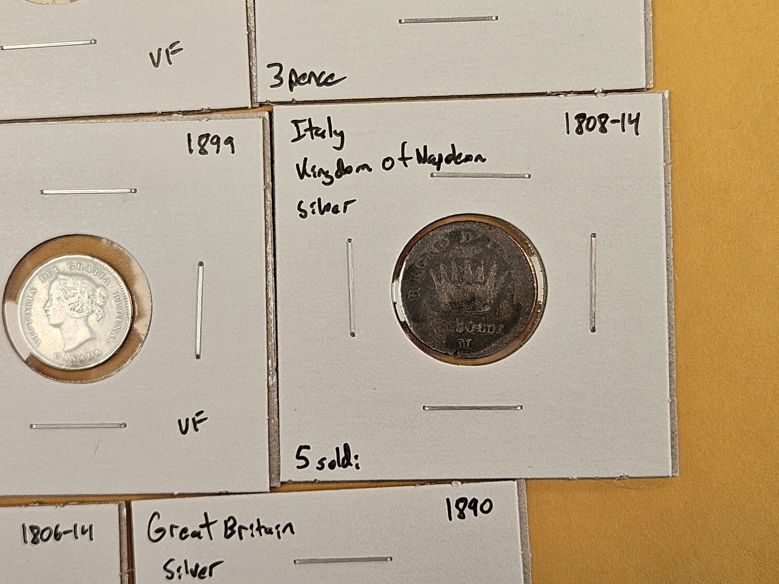 Eight cool, mixed, Silver, World coins - 5