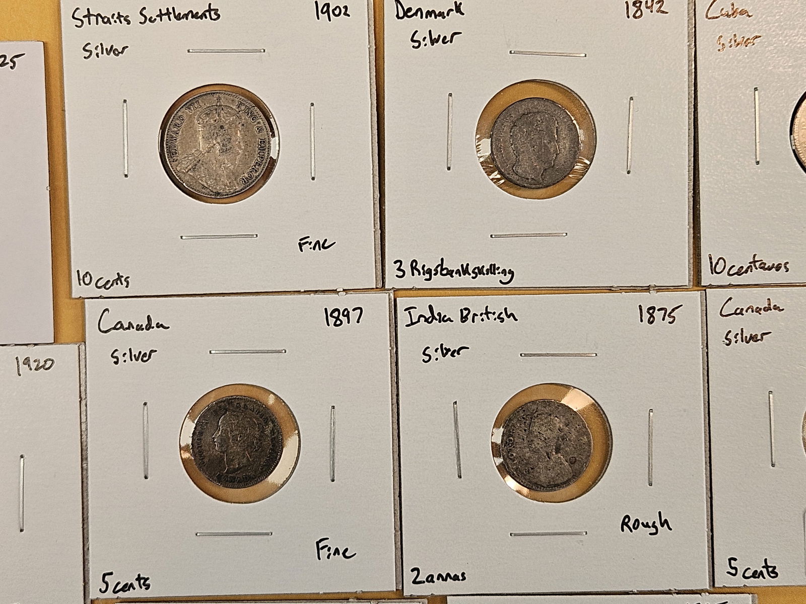 Ten nice, mixed, silver, World coins - 3