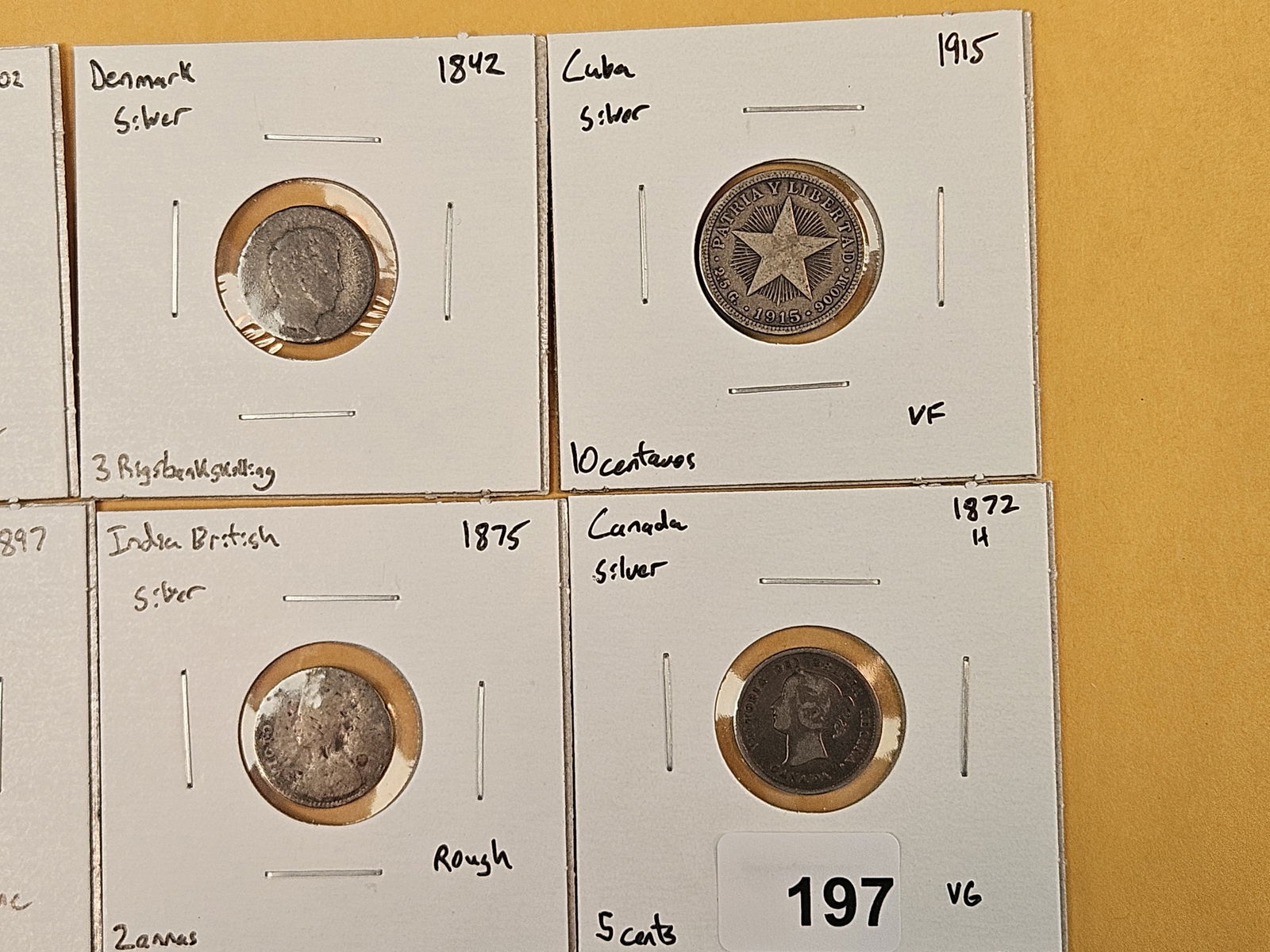 Ten nice, mixed, silver, World coins - 4