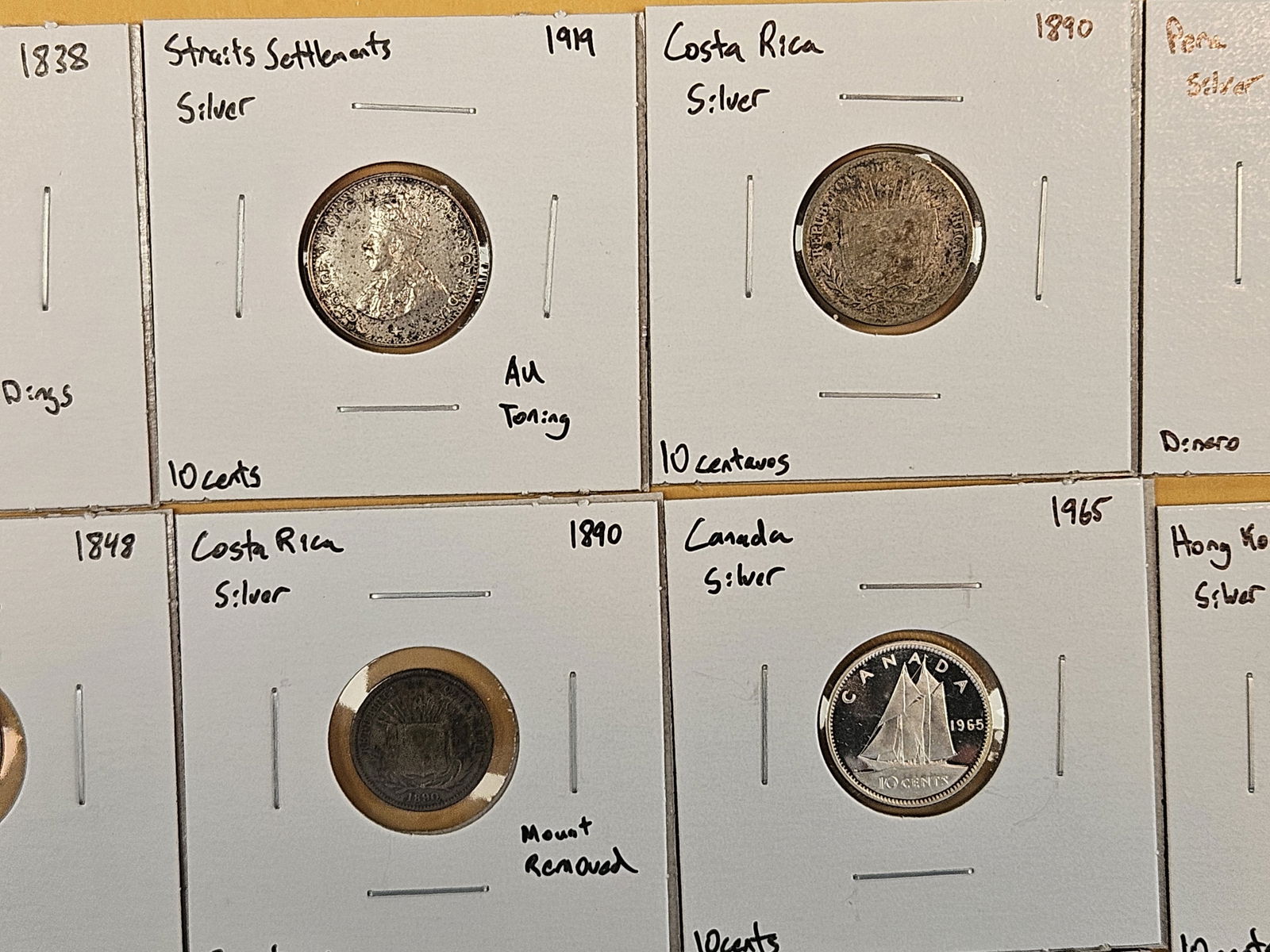 Ten nice, mixed, silver, World coins - 3