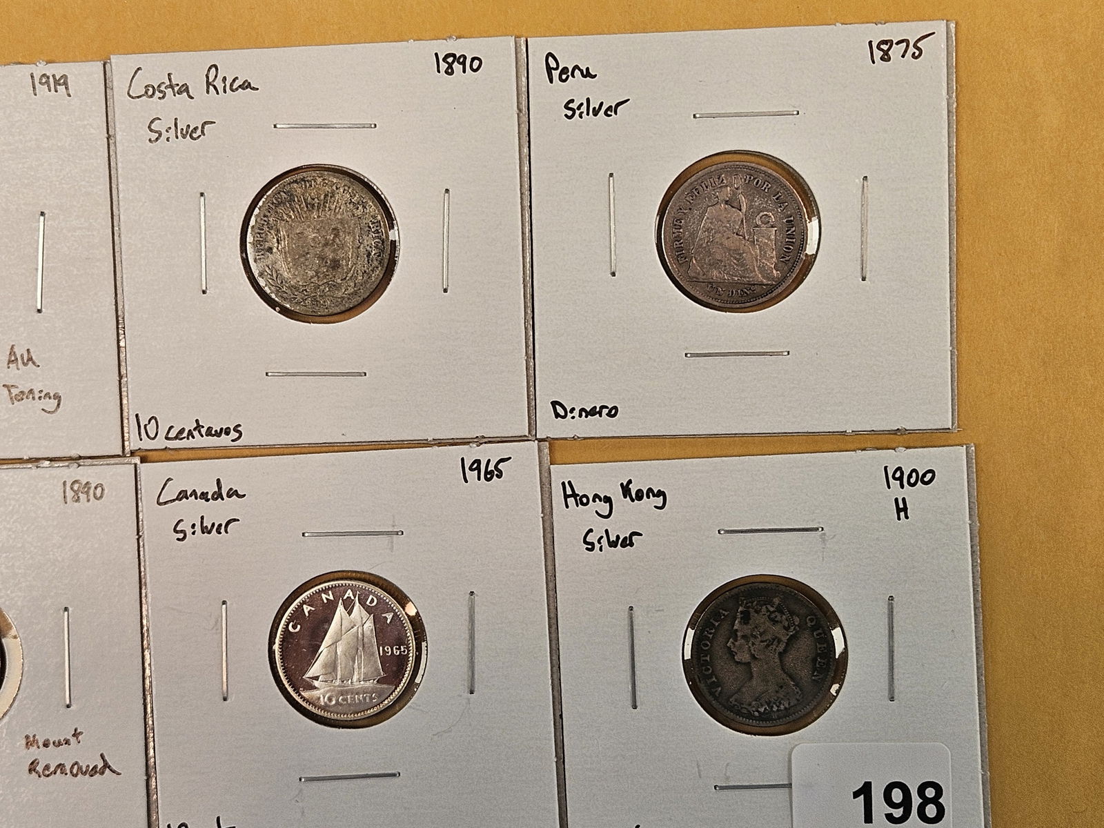 Ten nice, mixed, silver, World coins - 4