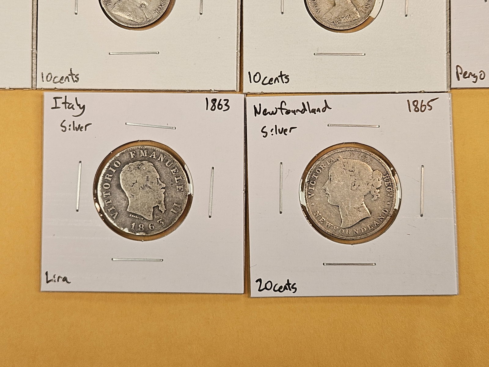 Ten nice, mixed, silver, World coins - 5