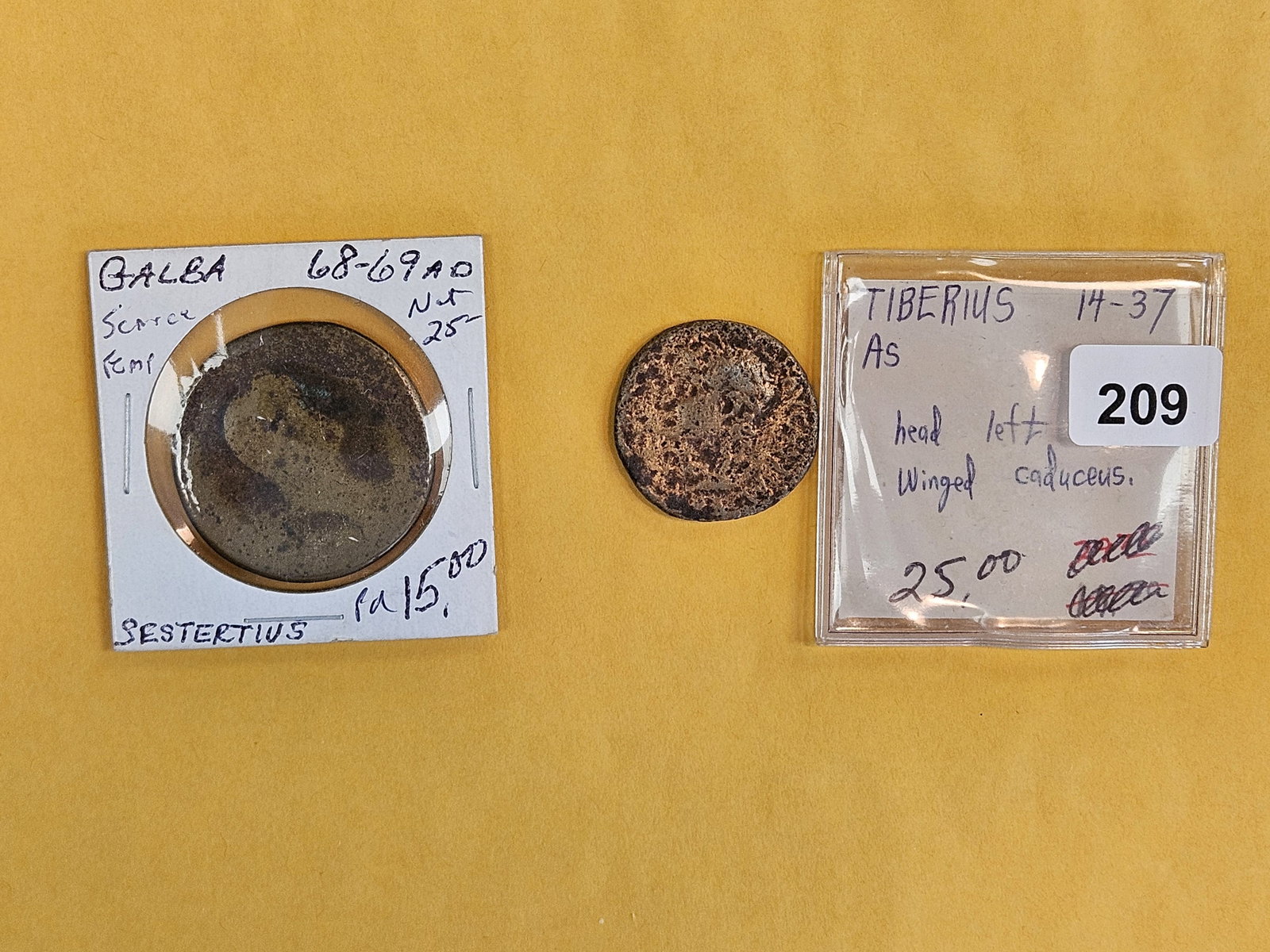 ANCIENTS! Galba and Tiberius: Both early AD 