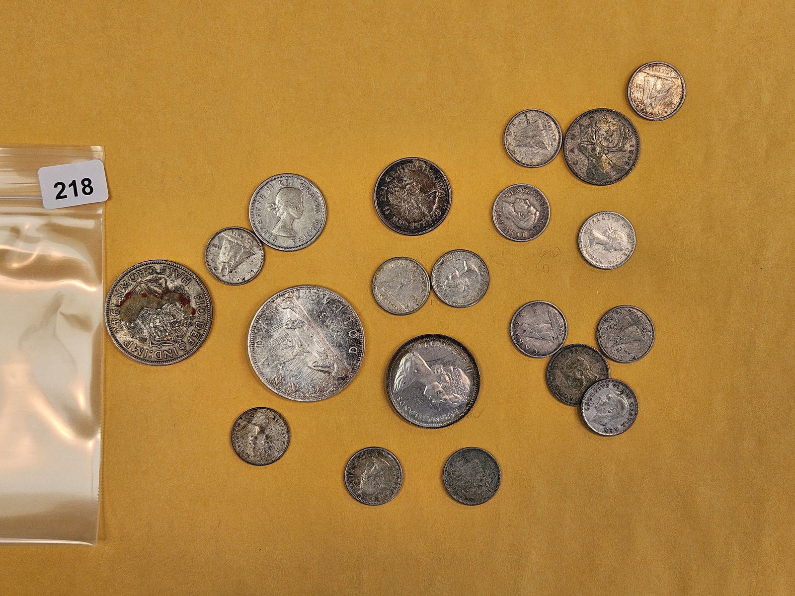 Twenty more, mixed, Silver, Canadian coins: Circulated 