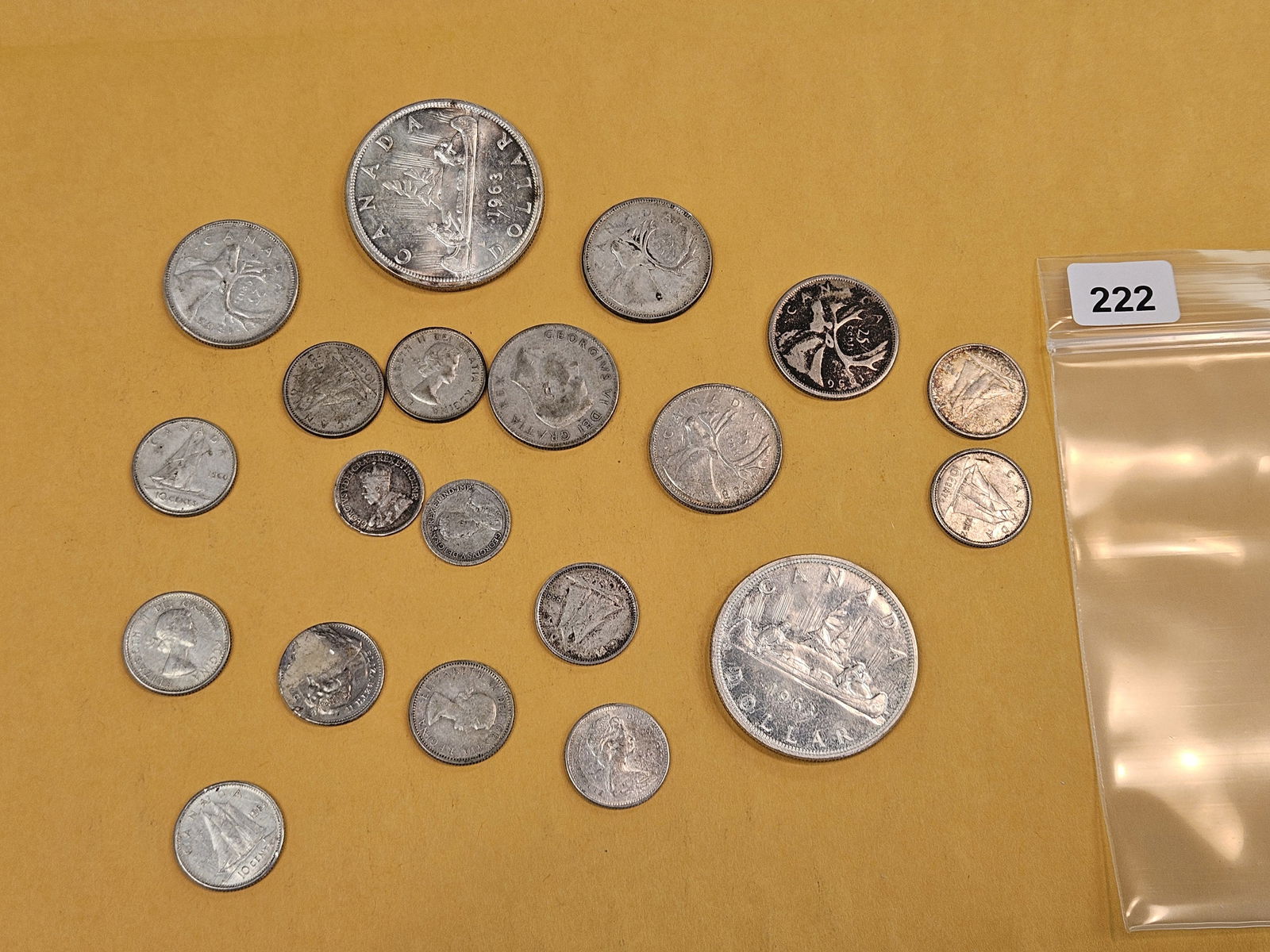 Twenty more, mixed, Silver, Canadian coins - 2