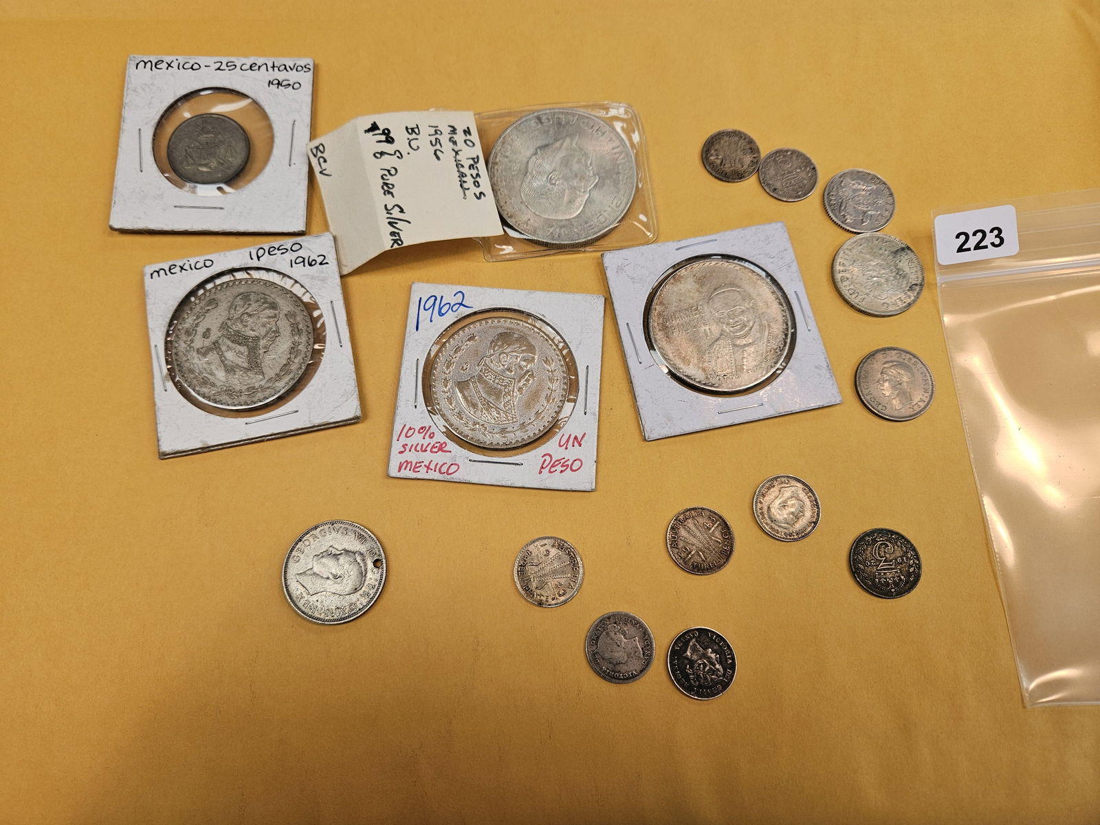 Mixed World silver coins - 2