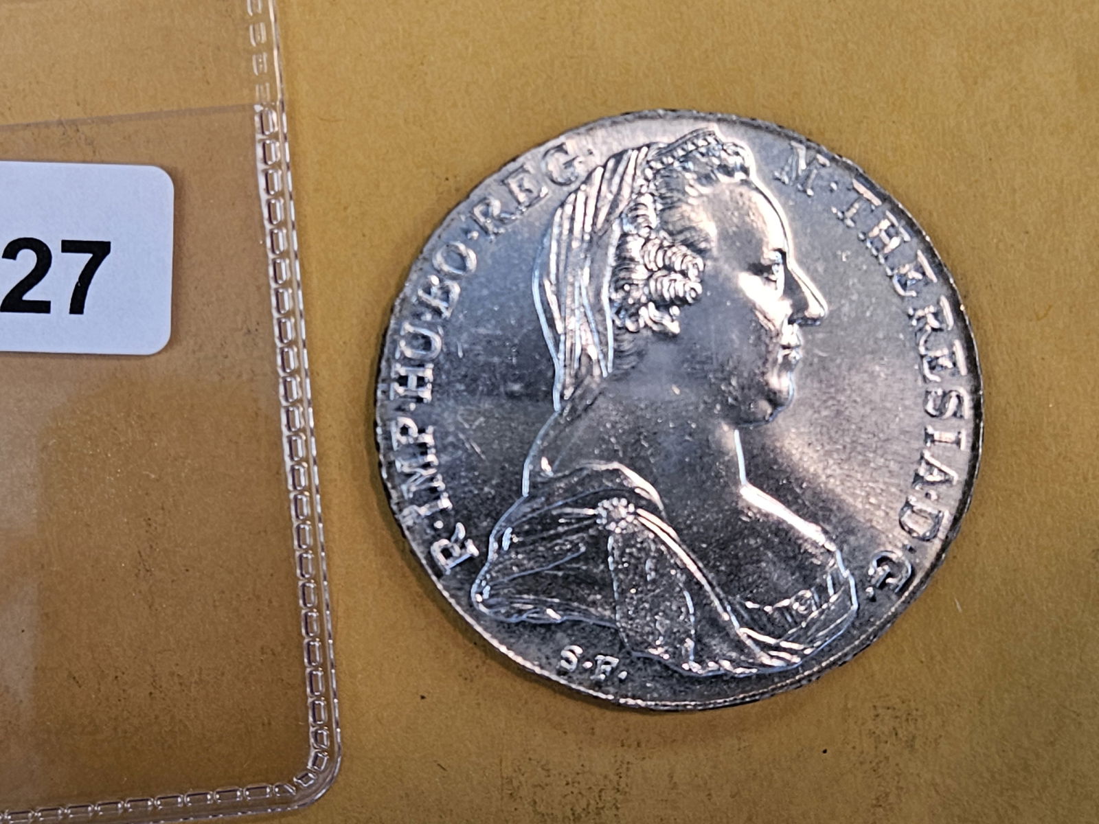 GEM 1780 Maria Theresa silver Thaler: Restrike 