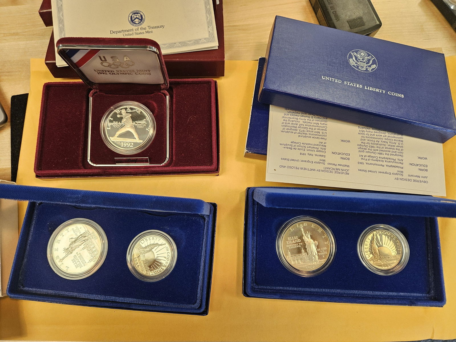 Three GEM Proof Commemorative US Mint Sets - 2