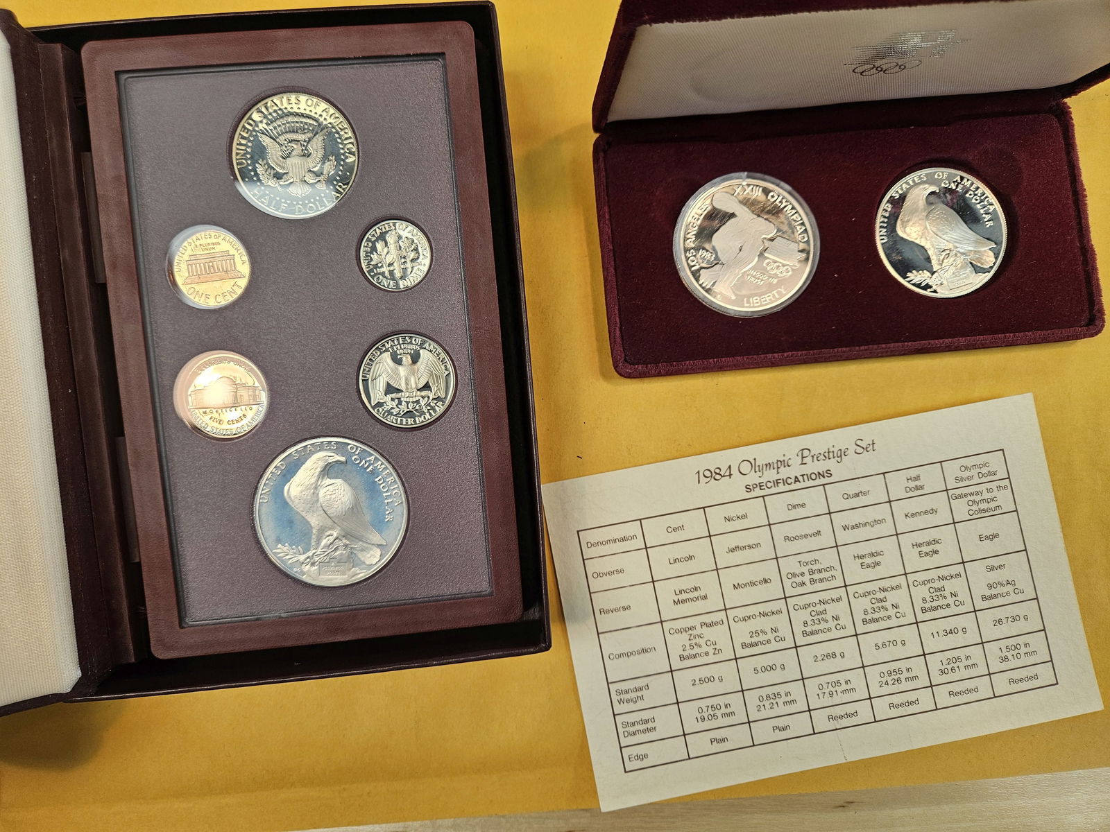 Two US Mint Sets with Three Silver Dollars - 3