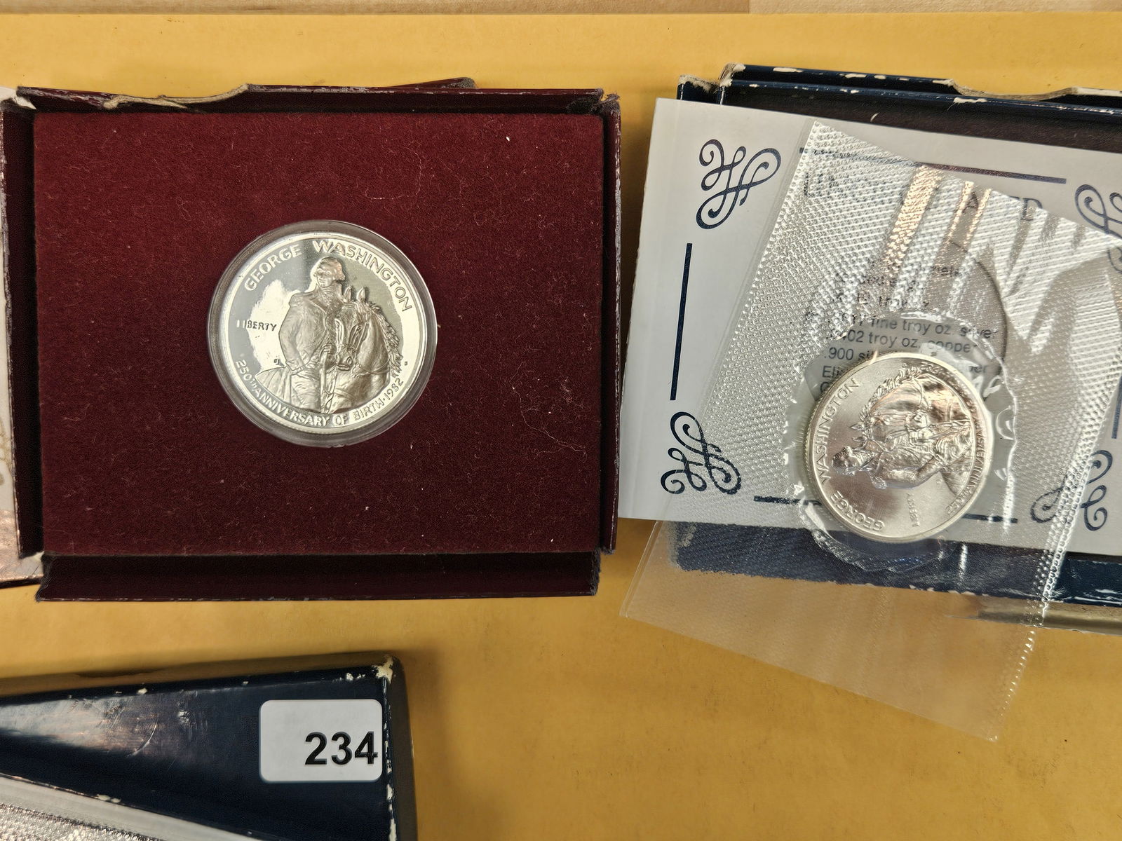 Five US Silver coin sets - 2