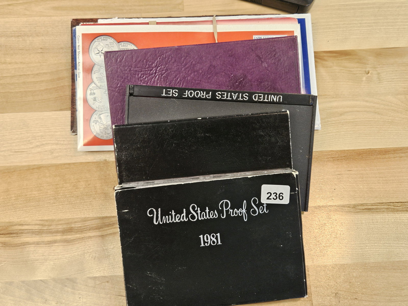 Nine mixed US Proof and Mint Sets: From dealer. Unchecked by us 