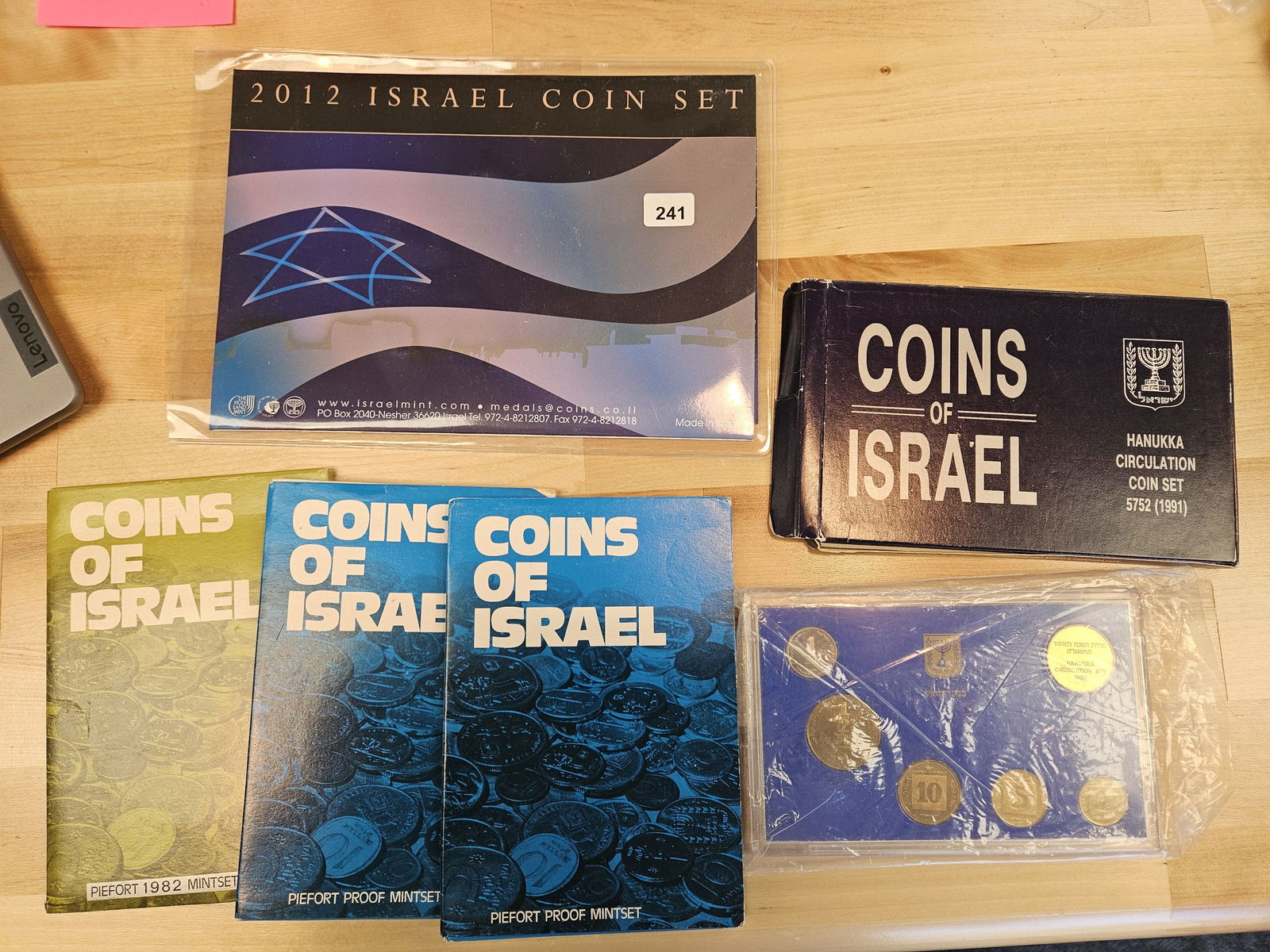 Ten great sets of Israeli Commemorative coins: All in OGP 