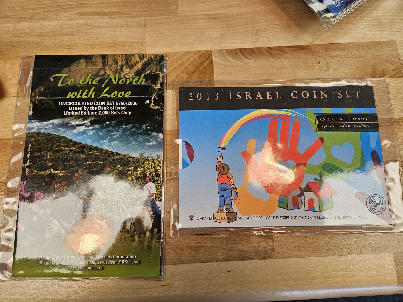Ten great sets of Israeli Commemorative coins - 2
