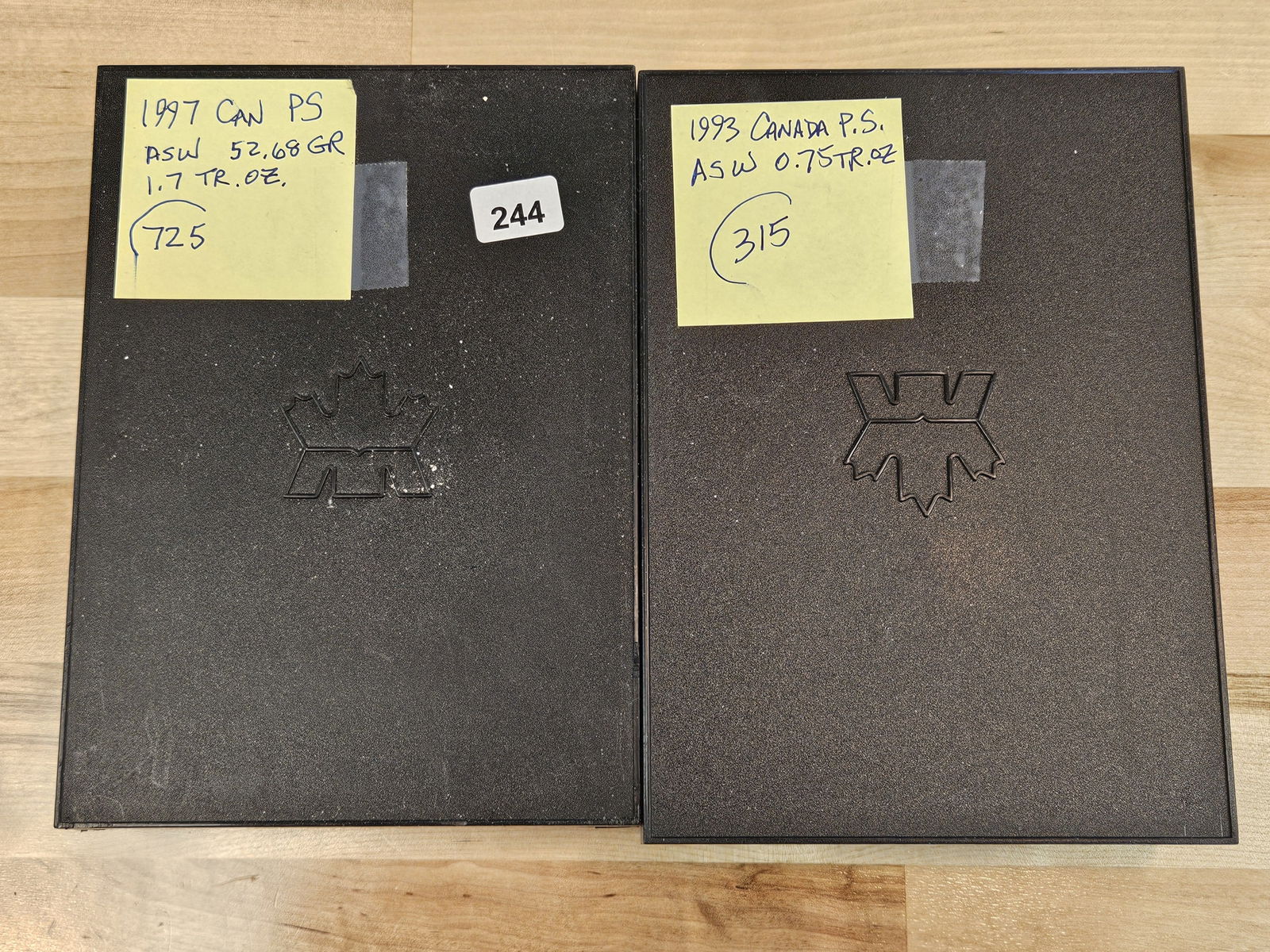 Two Canadian Silver Proof Sets: In OGP 