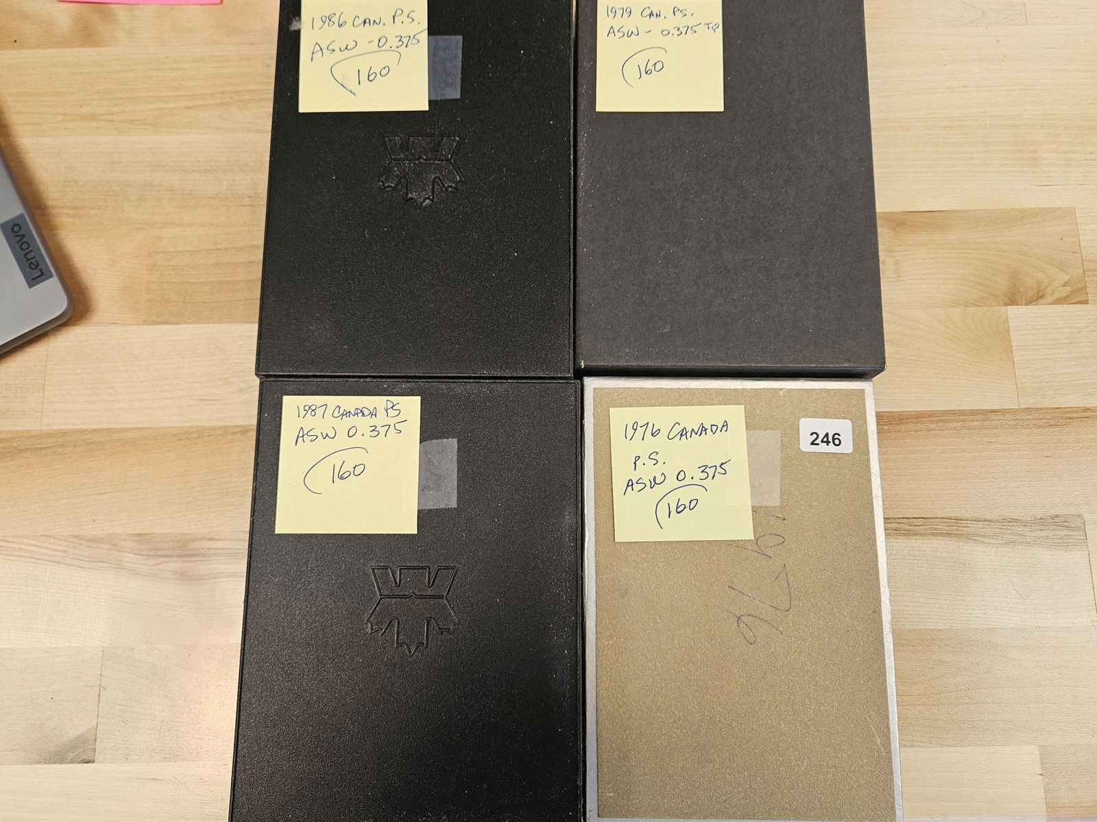 Four Canadian Silver Proof Sets: In OGP 