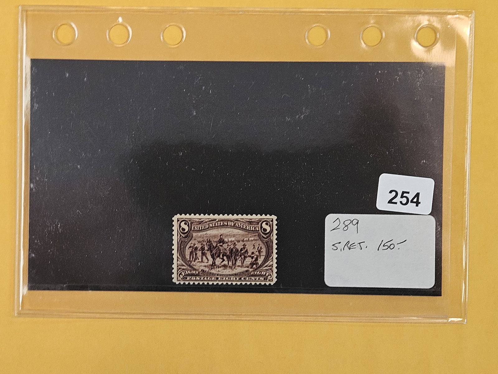 ** BETTER PHILATELICS ***: Got a nice group of Stamps from a well-known dealer, Joe Kremel of Kremel's Korner, in Chicago! Next up is: Scott 289: 1898 8c Trans Mississippi Exposition: Troops Guarding Wagon. 