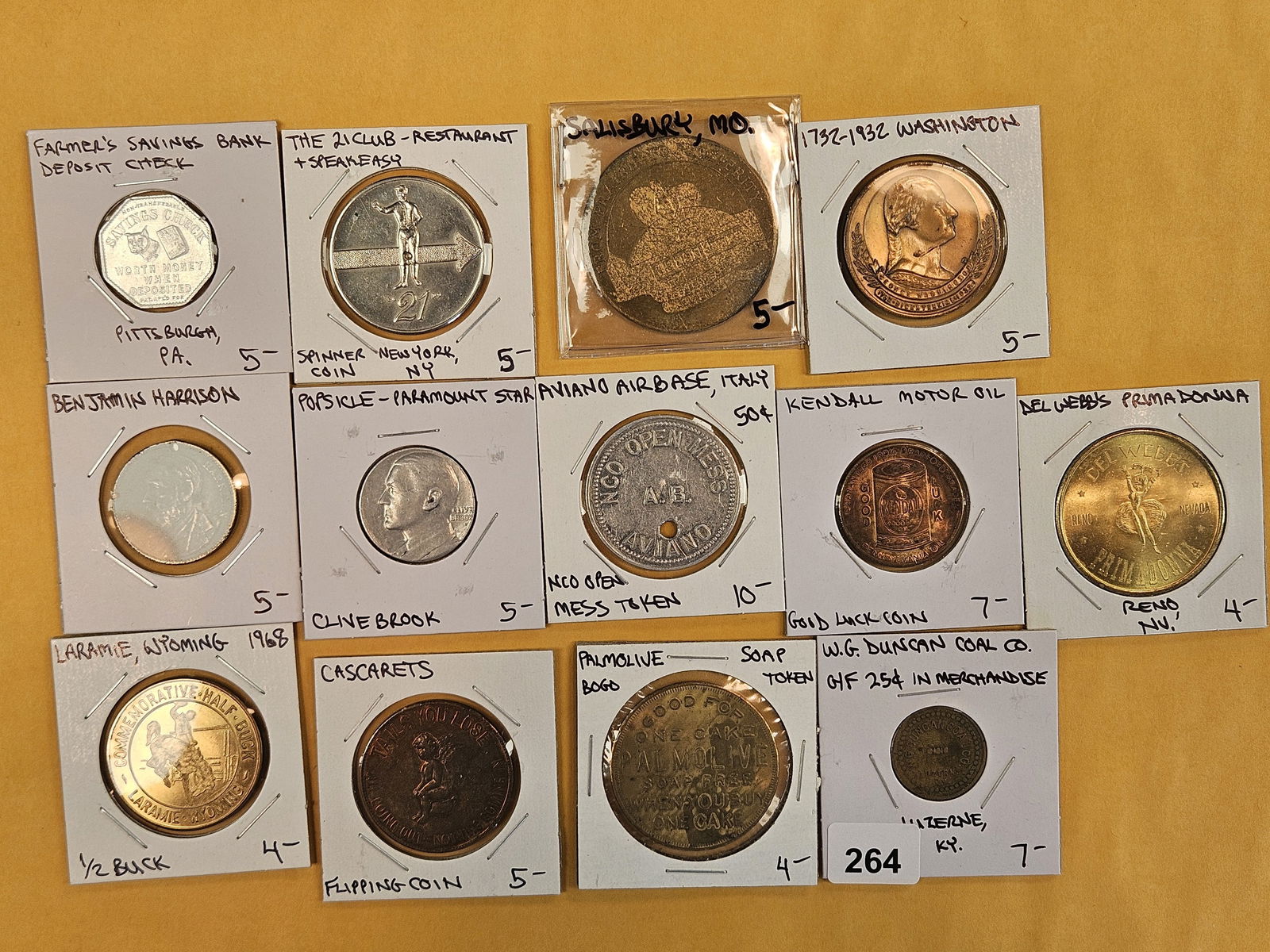 Thirteen more cool pieces of exonumia: Very nice mix 