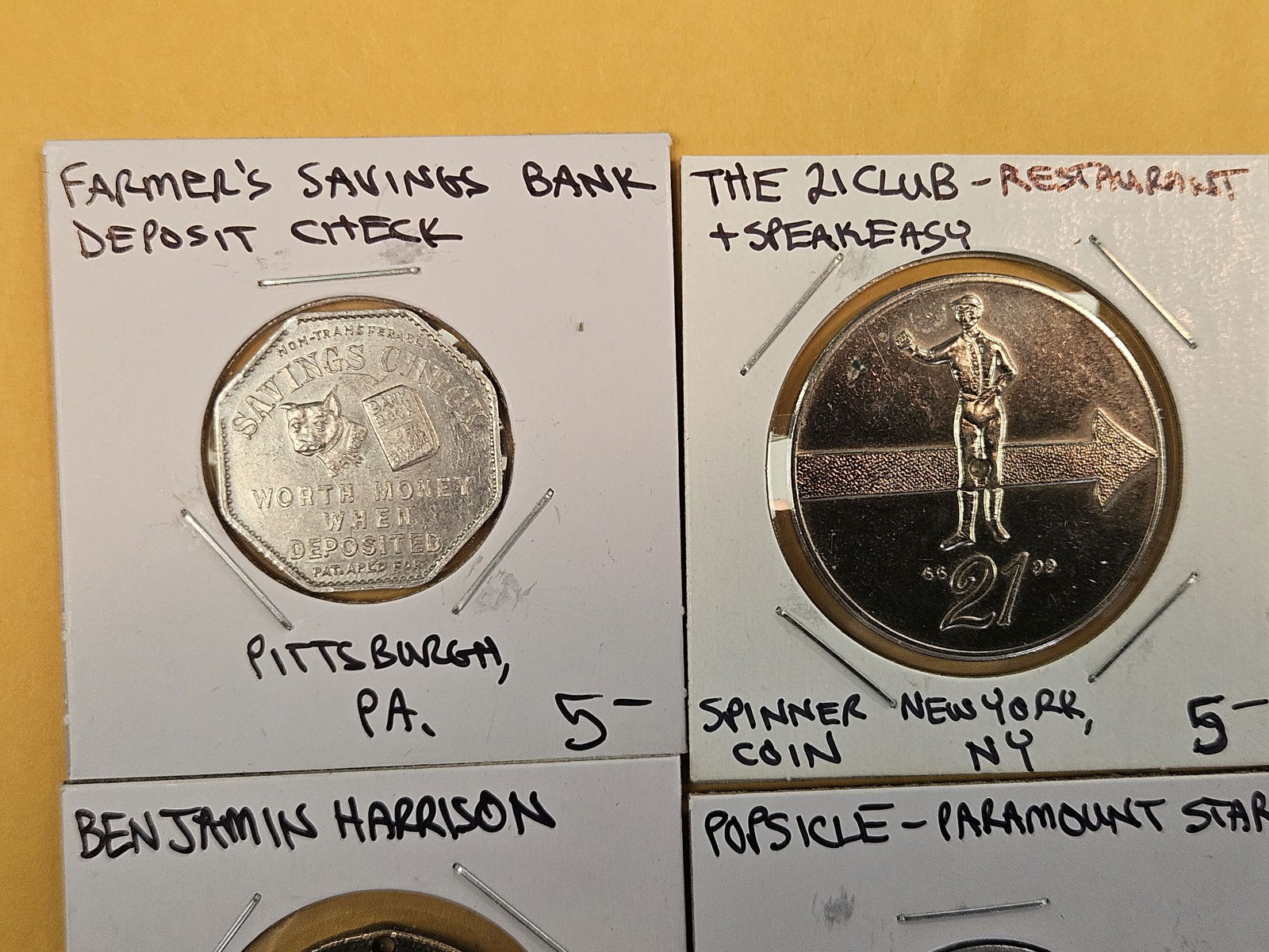 Thirteen more cool pieces of exonumia - 2