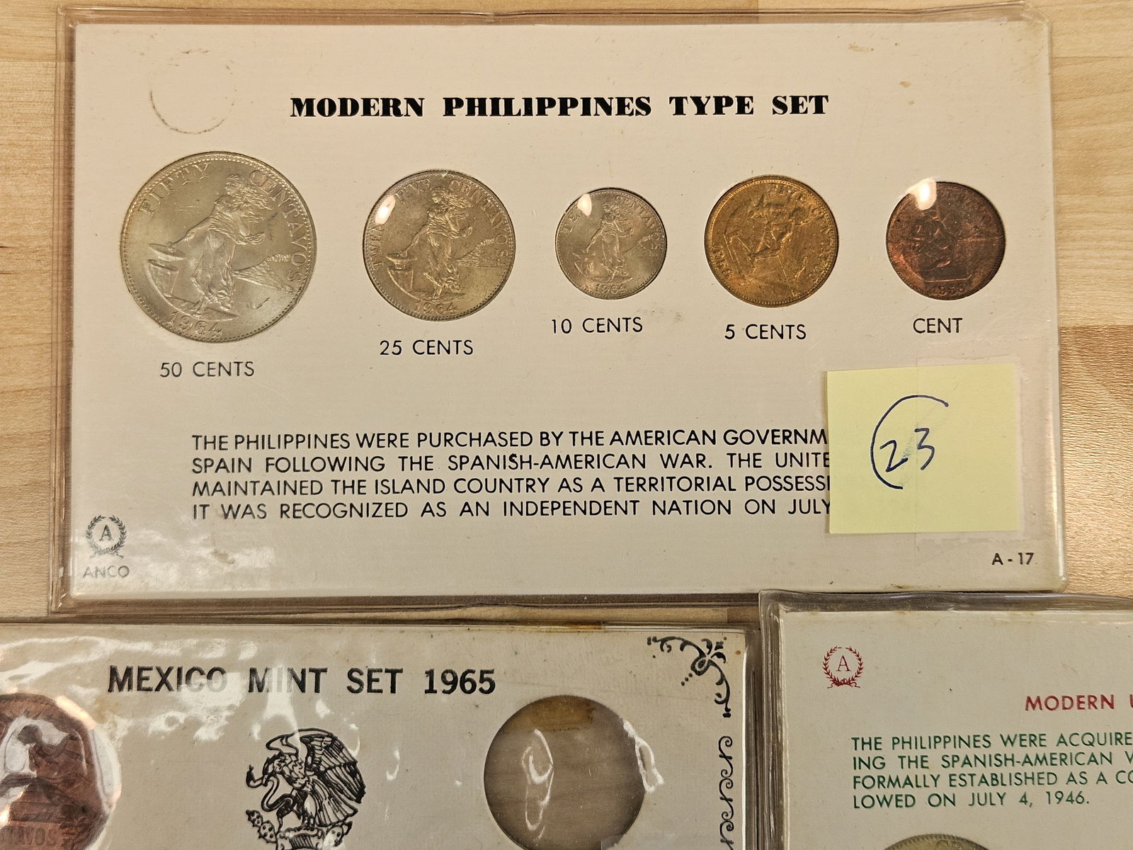 Five mixed World coin sets - 2