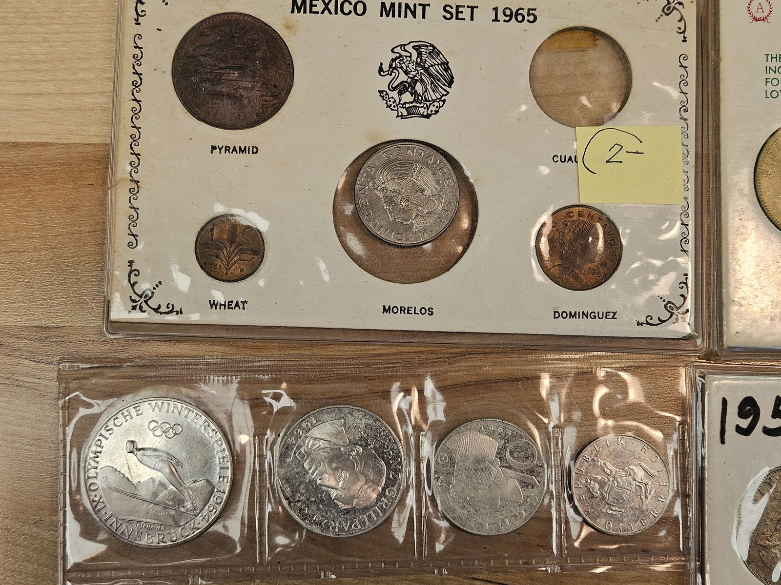 Five mixed World coin sets - 3
