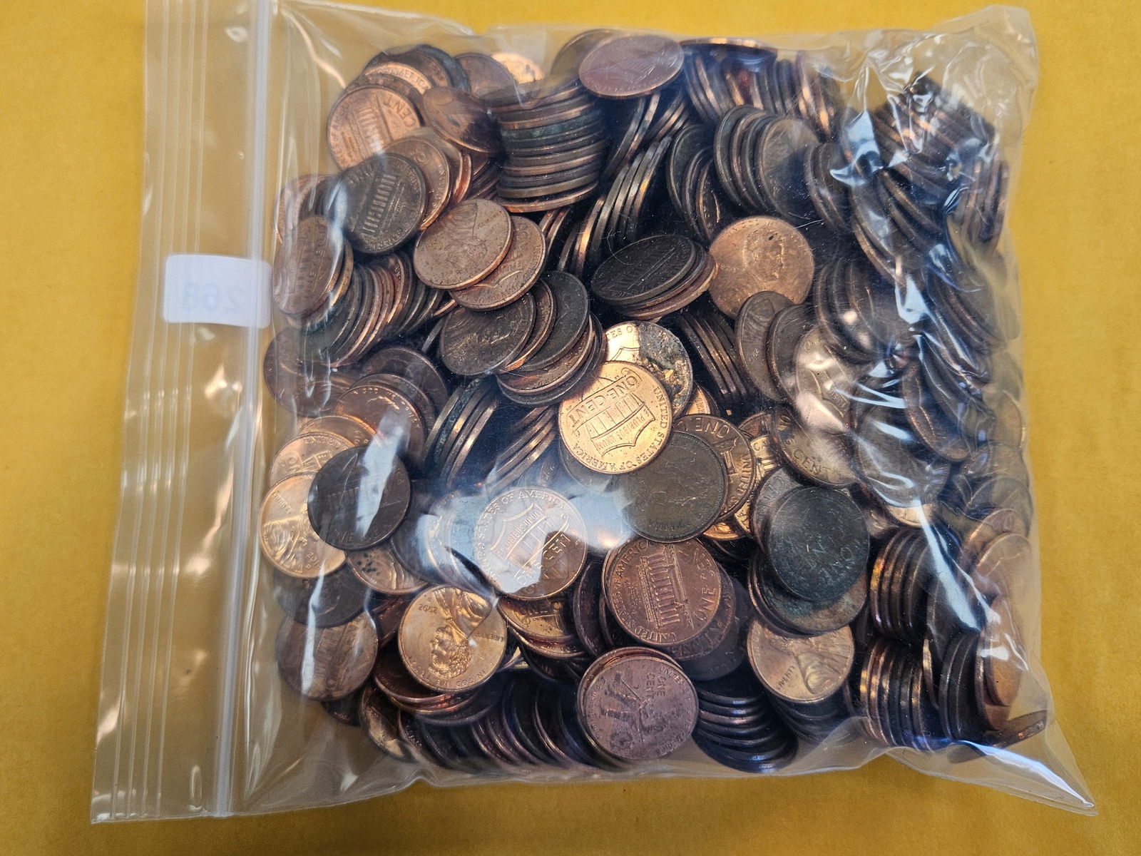 THREE POUNDS of Lincoln cents - 2