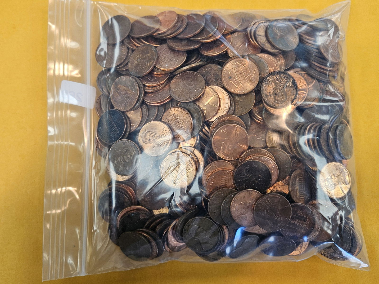 THREE POUNDS of Lincoln cents - 2