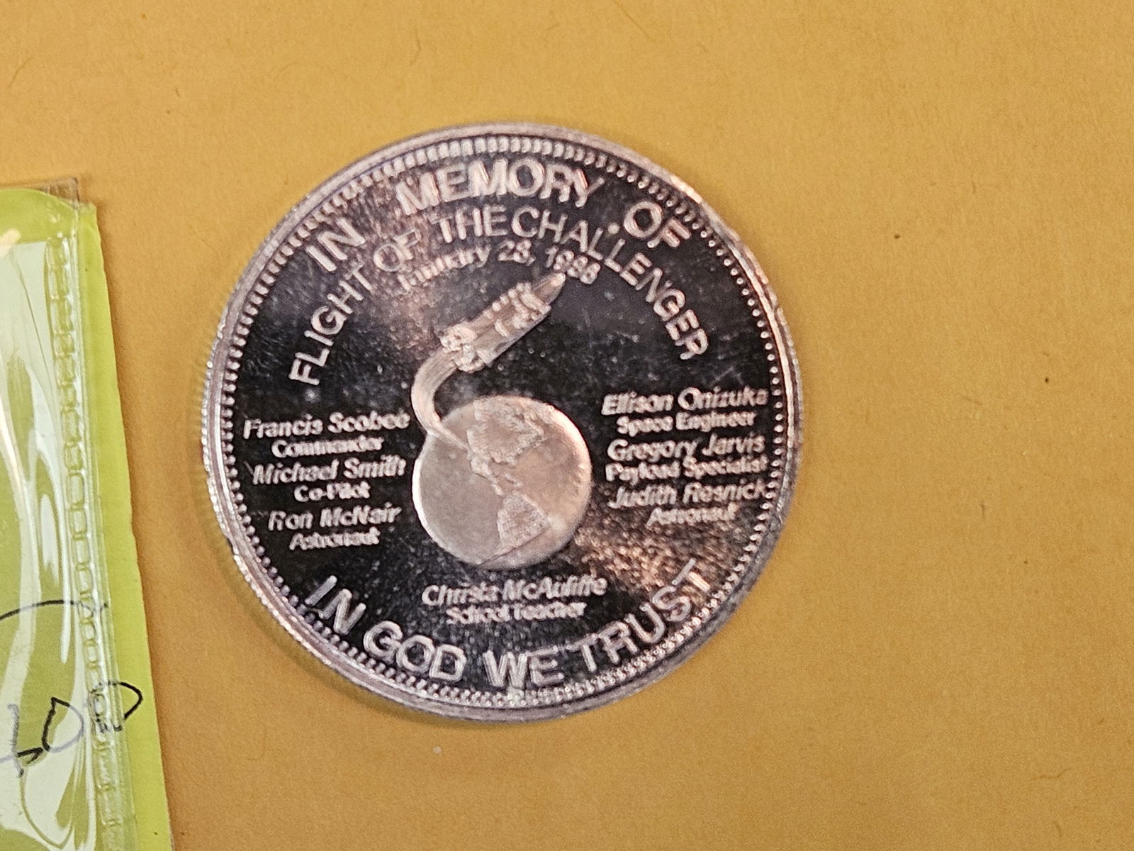 One Troy ounce .999 fine silver proof art round - 3