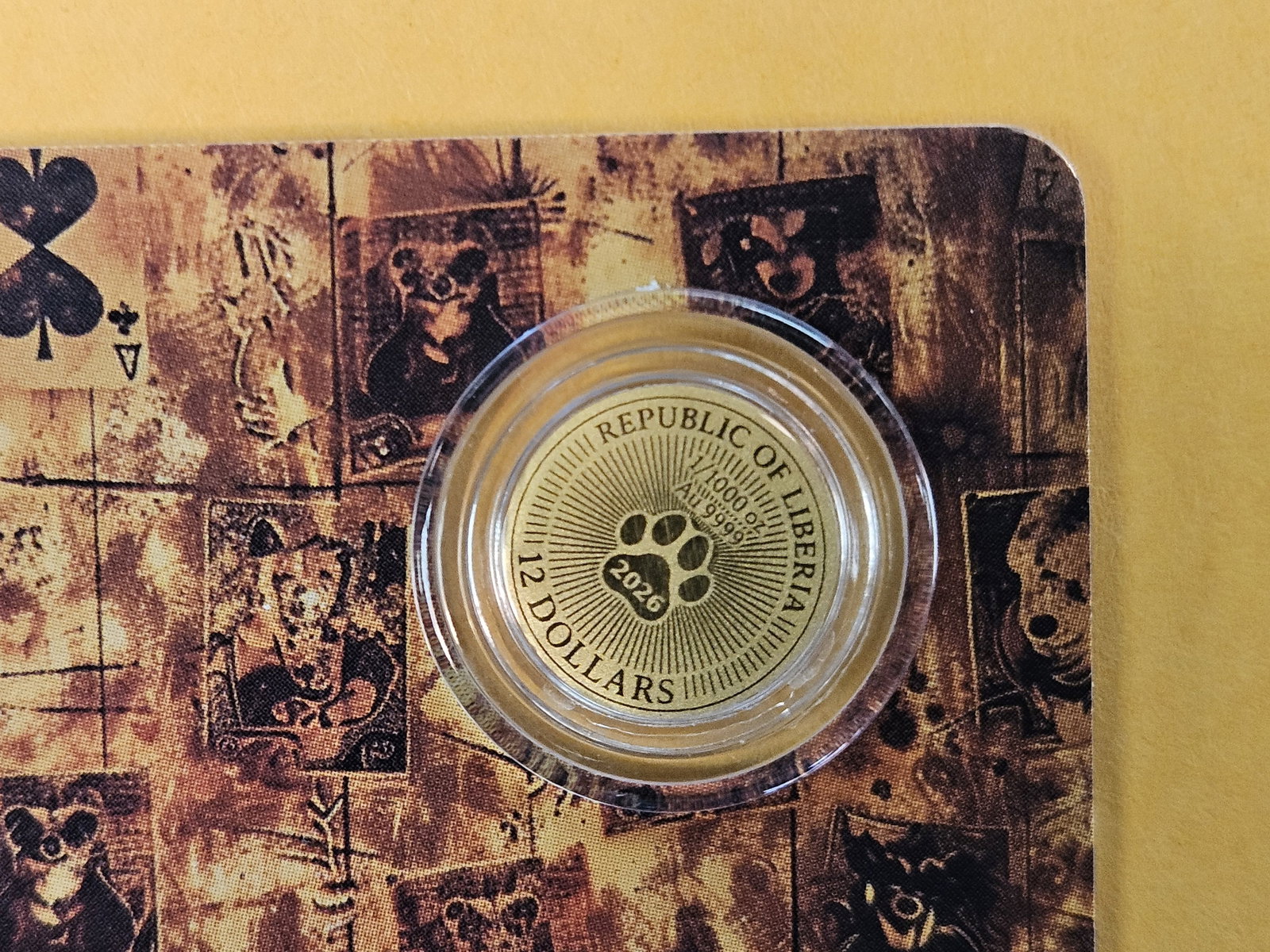 GOLD! GEM 2026 Republic of Liberia GOLD 12 Dollars - 4