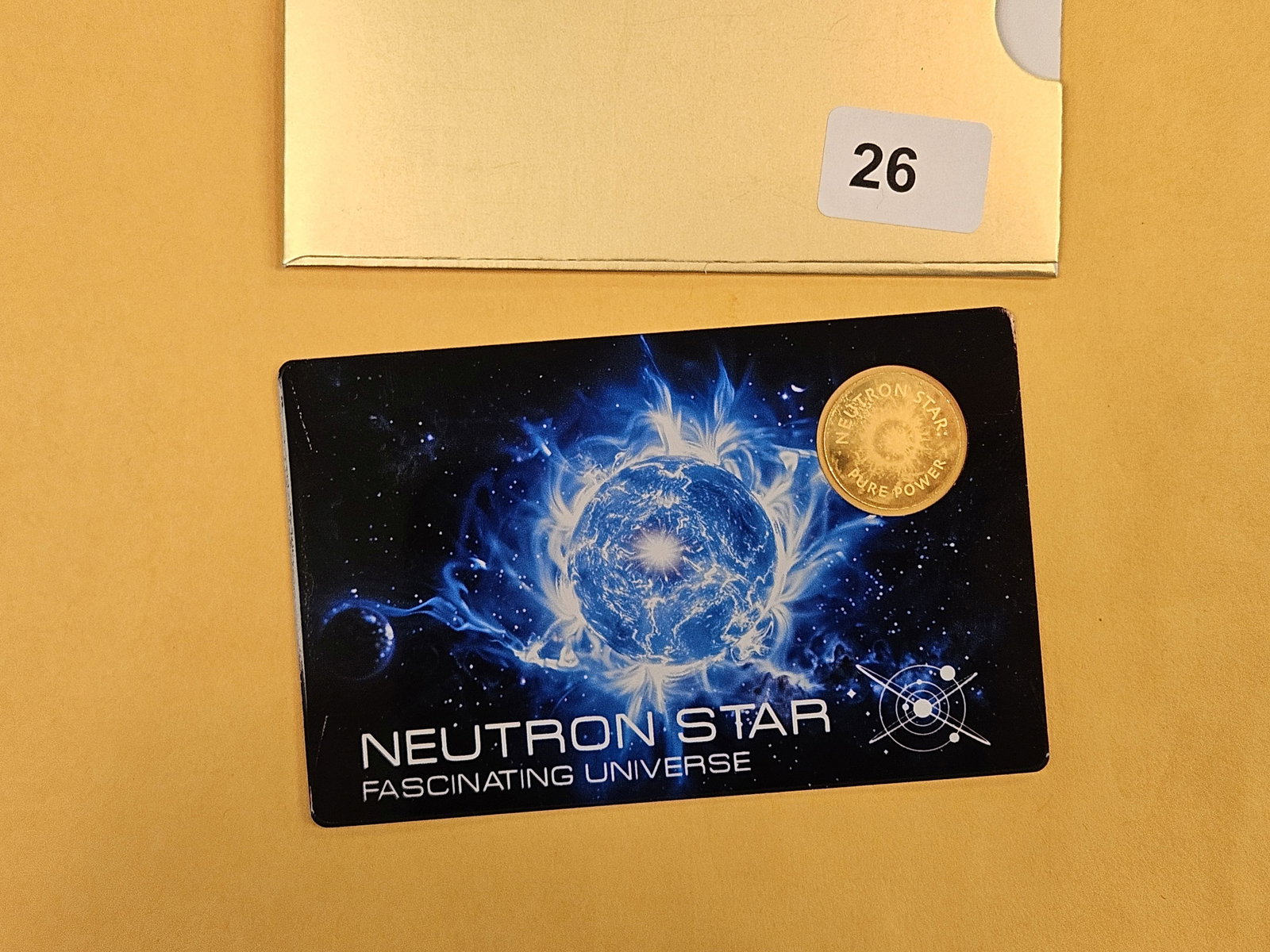 GOLD! GEM Republique Gabonaise GOLD 1000 Francs CFA: In original assay certification holder 