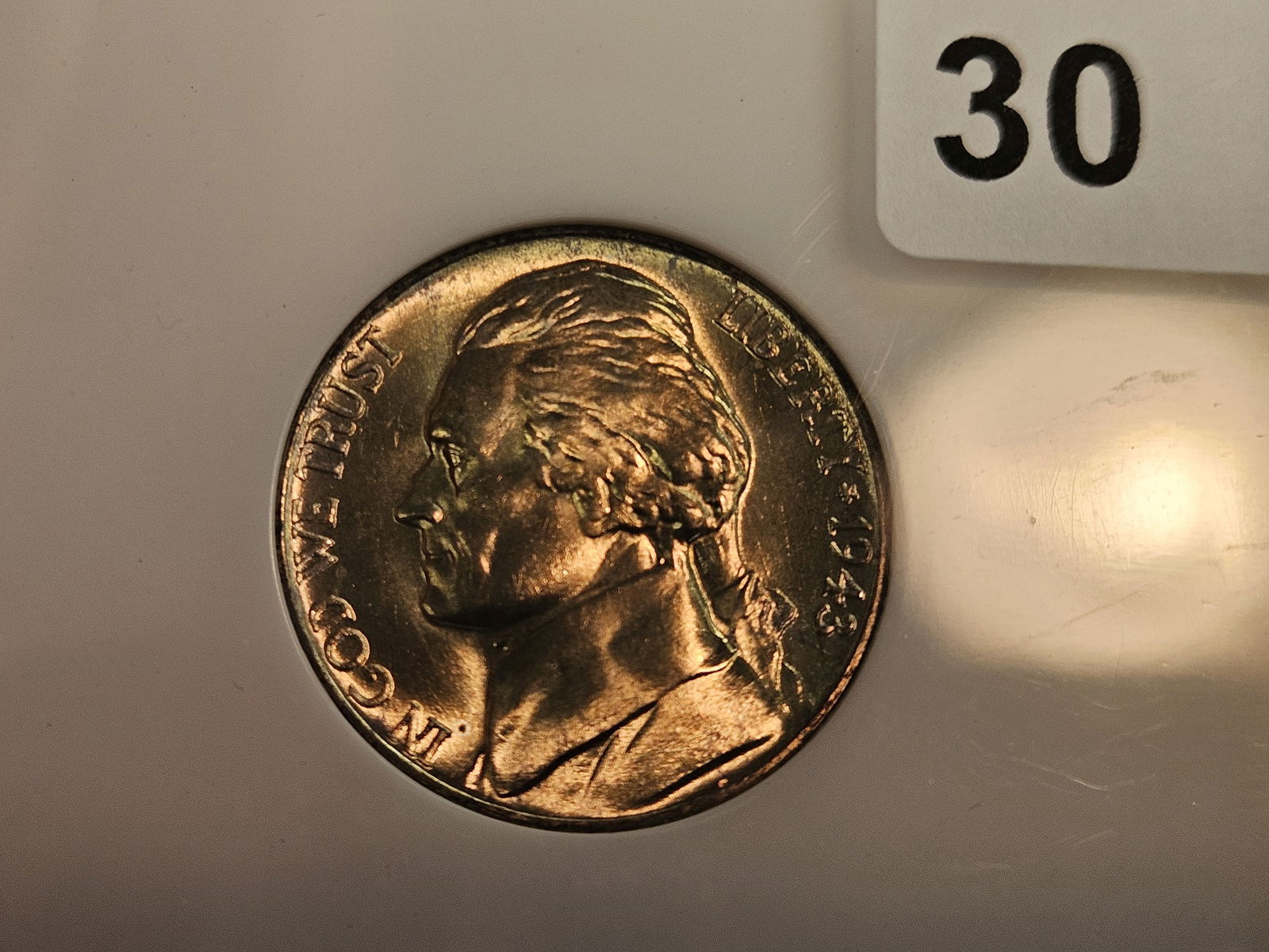 SUPERB GEM! NGC 1943-D Silver Wartime Jefferson Nickel in Mint State 67 - 3