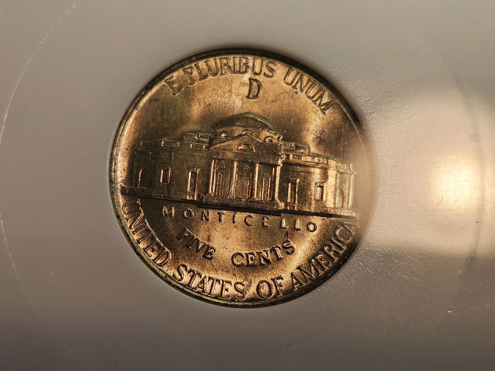 SUPERB GEM! NGC 1943-D Silver Wartime Jefferson Nickel in Mint State 67 - 6