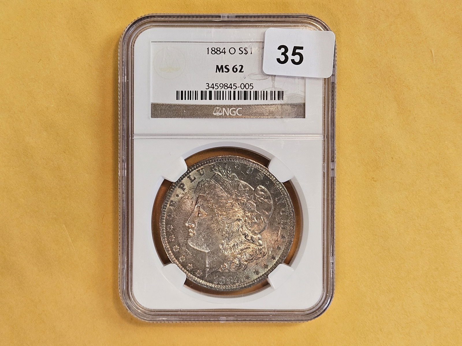 NGC 1884-O Morgan Dollar in Mint State 62 - 2