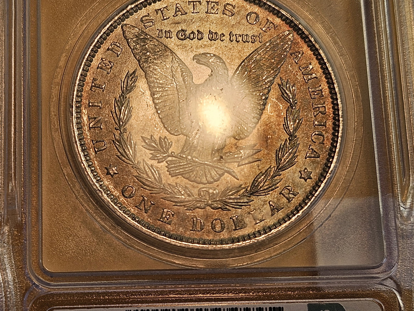 ICG 1896 Morgan Silver Dollar in Mint State 64 - 6