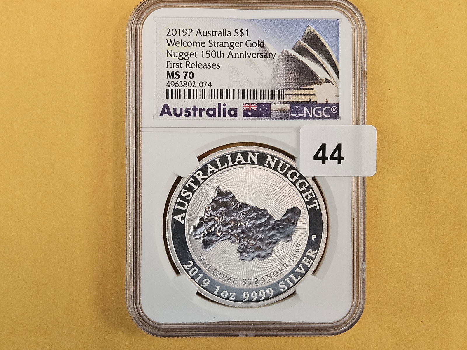 PERFECT! NGC 2019-P Australia Silver Dollar in Mint State 70 - 2