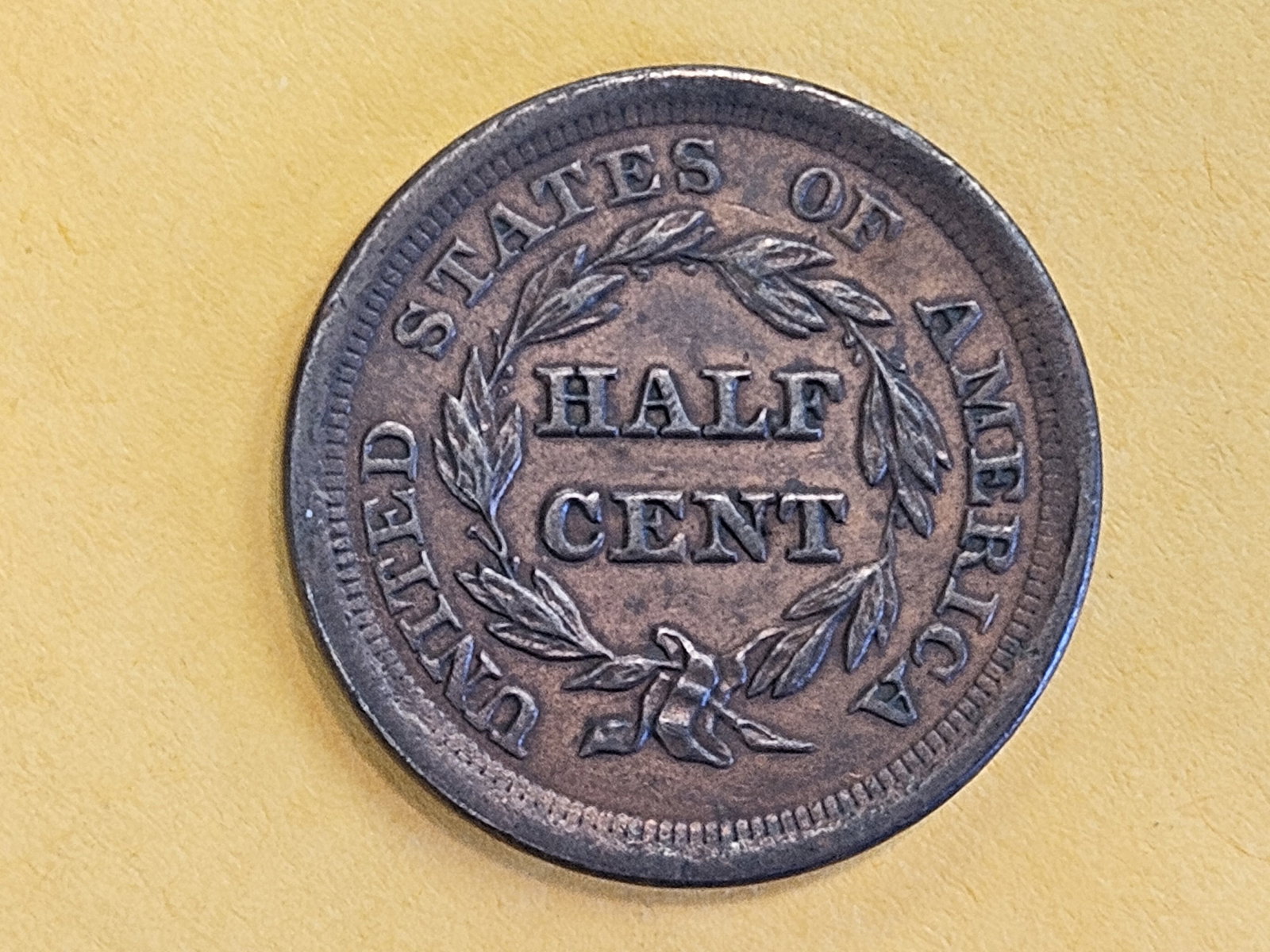 1855 Braided Hair Half-Cent in About Uncirculated plus - 6