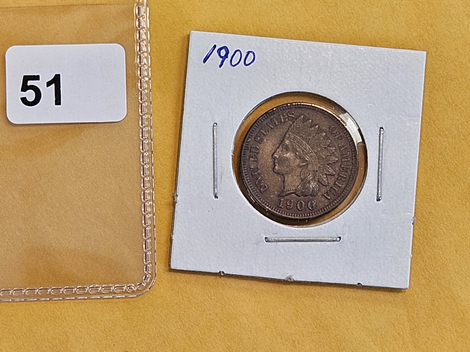 Choice Uncirculated 1900 Indian Cent - 2