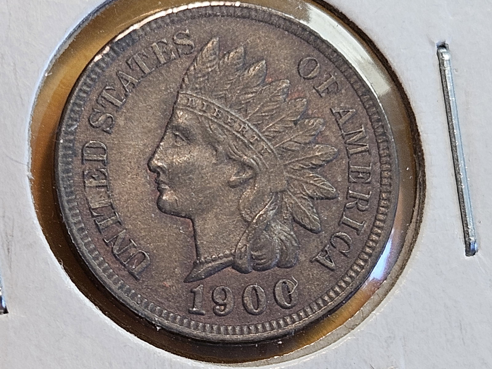 Choice Uncirculated 1900 Indian Cent - 3
