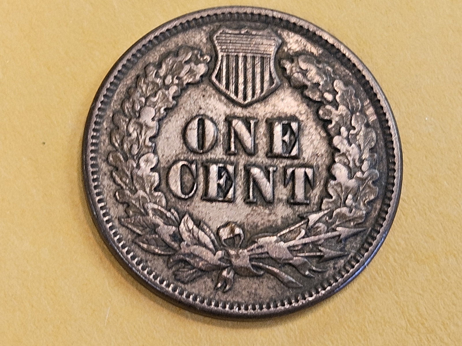 Better Date 1876 Indian Cent in Extra Fine plus - 4
