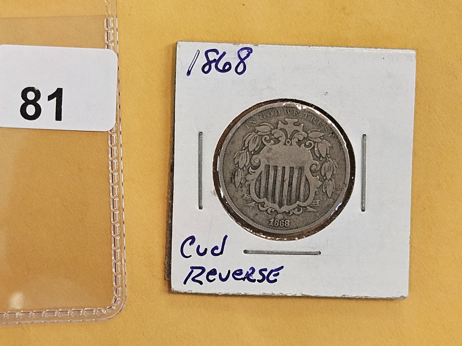 1868 Shield Nickel - 2