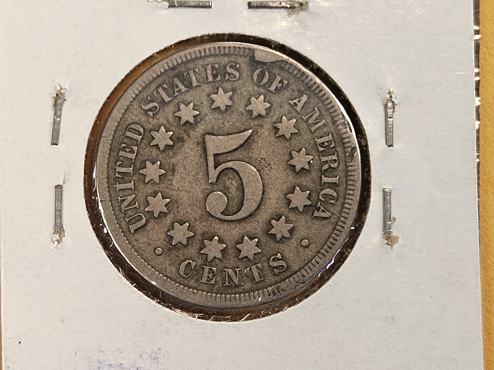 1868 Shield Nickel - 3
